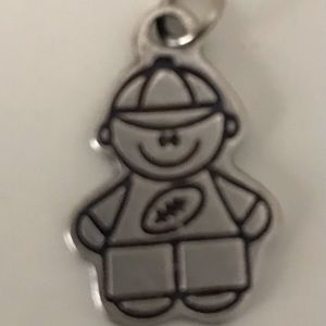 Baby Boy Football charms- 12 pieces